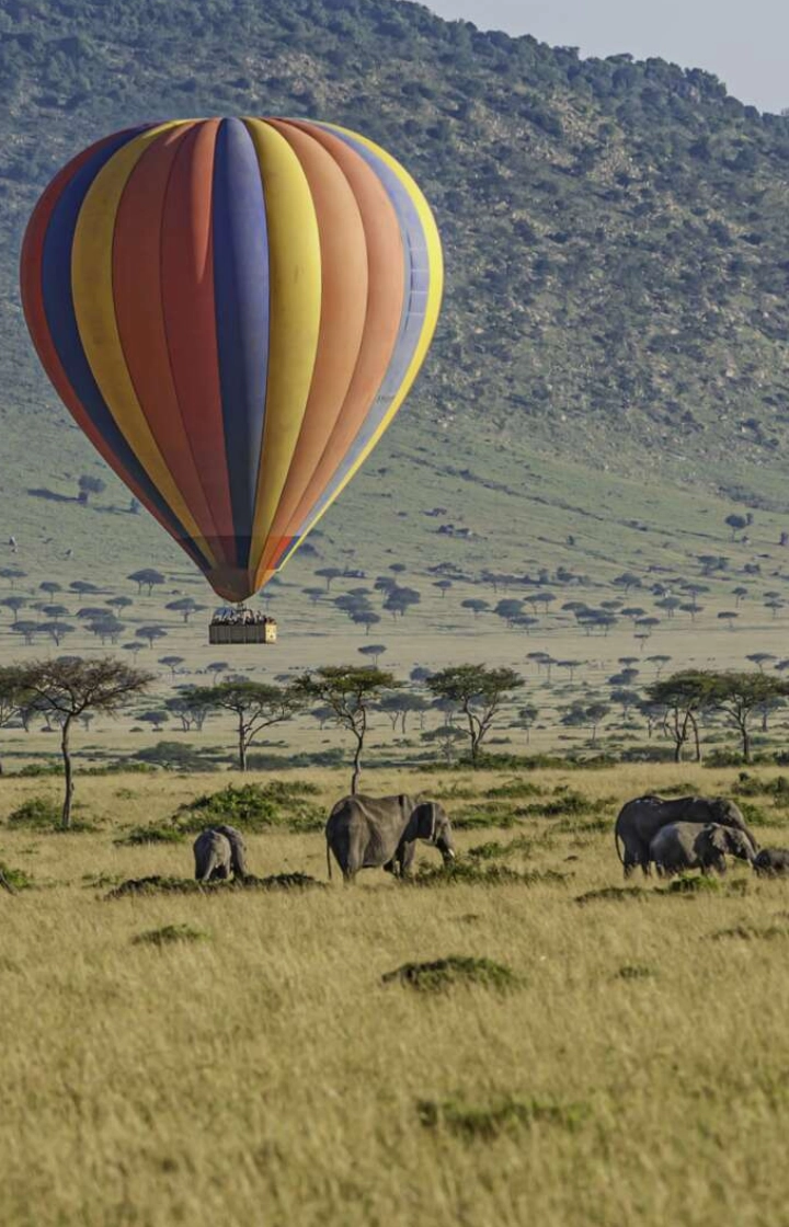 3-Days Samburu Game Reserve Fly-In Adventure  balloon safari